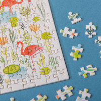 Micropuzzel flamingo